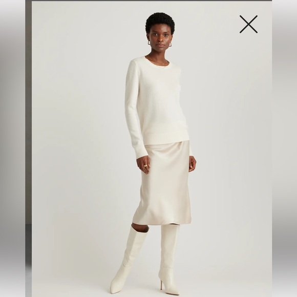 Quince 100% Washable Silk Skirt - Picture 2 of 5